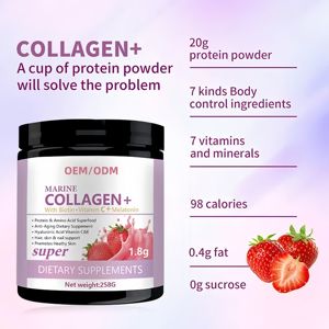Il nostro supplemento marino della polvere del collagene di marca contiene la biotina, la vitamina C e la melatonina - Product Image 4