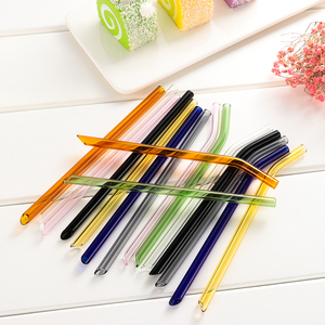 10.5ich Coloré <span class=keywords><strong>Pyrex</strong></span> Borosilicate <span class=keywords><strong>Verre</strong></span> <span class=keywords><strong>Paille</strong></span> Réutilisable Écologique Pailles <span class=keywords><strong>En</strong></span> <span class=keywords><strong>Verre</strong></span> - Product Image 3