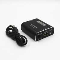 Ses Video Yüksek Kaliteli HDTV Kompozit 3 RCA CVBS Adaptörü AV'den Dönüştürücüye 1080P 720p/1080p Anahtarı Mikro USB ile Güçlendirilmiş