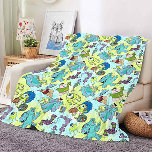 Manta Personalizada con Estampado de Dibujos Animados, Linda Manta de Franela para Niños y Bebés, para Picnic, Viajes, Sofá, Cama, Siesta - Product Image 4