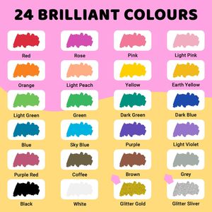 12/24/36/48/60 Colors Diy Art Rock Marker Pen Waterproof Metallic Oem Permanent Pen Dual Tip Acrylic <b>Paint</b> Pens - Product Image 2