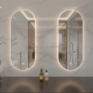 Tùy Chỉnh Led Phòng Tắm Gương Ánh Sáng Nhà Máy Sản Xuất Treo Tường Trang Điểm Gương Cho Khách Sạn Vật Liệu Thủy Tinh Có Thể Điều Chỉnh Tính Năng - Product Image 1