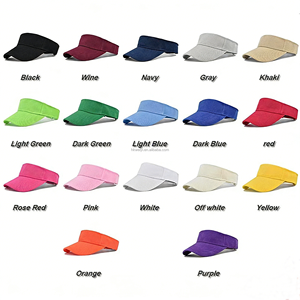 Gorras de Visera para el Sol de Verano al por Mayor, Parte Superior Vacía, Personalizables con Logotipo, Servicio OEM para Hombres y Mujeres - Product Image 2