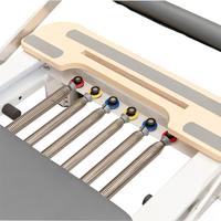 Nuevo Estilo: Cama Telescópica de 2400mm de Largo para Ejercicios de Pilates, Duradera, Blanca, Clásica, con Marco de Aluminio