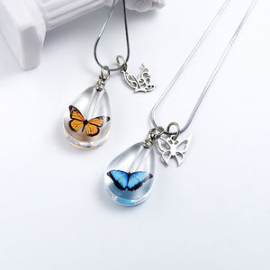 Collar de Urna Conmemorativa de Cristal con Foto Clásica Personalizada para Niños, Forma Ovalada, Joyería de Cremación, Colgante para Cenizas - Product Image 3