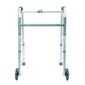 Andador con ruedas Ky912l, altura ajustable, para personas mayores y discapacitadas, con cuatro patas y ruedas. - Product Image 1
