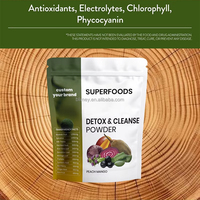 Poudre de protéines de lactosérum de qualité alimentaire OEM, marque privée, pour la perte de poids, la détoxification, le nettoyage, la croissance musculaire, 120g