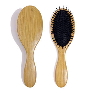 Custom Logo Bamboo Hair <strong>Brushes</strong> Bulk Wooden Paddle <strong>Brush</strong> Scalp Massage Bristle Anti Static Engraving DIY Gifts for Women - Product Image 5