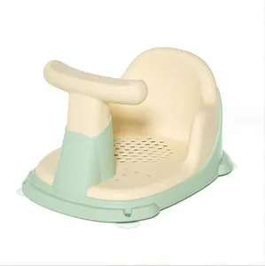 Baby Bath Seat, Toddler Bathtub Seat com 4 Poderosa Anti-Slip Sucção & Silicagel Almofada