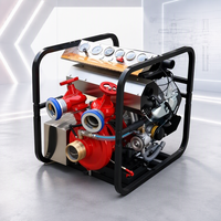 Équipement de lutte contre les incendies de qualité supérieure, pompe à eau portable pour la lutte contre les incendies avec moteur à essence Lifan 15HP