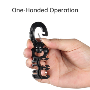 Hebilla de Liberación Rápida de 3 Orificios para Regulador de Buceo, Clip Giratorio 360° para Manguera Secundaria Octopus, Accesorio para Equipo de Buceo - Product Image 3