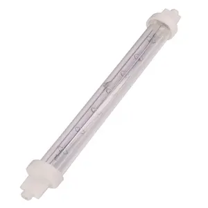 R7s clear halogen ir lamp 218mm 500w heater