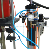 ST03 Extrudeuse de scellage de mastic semi-automatique Machine d'extrudeuse de silicone à deux composants pour verre isolant