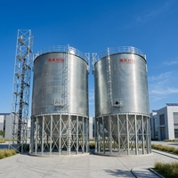 Silo de stockage vertical de céréales de 1000 tonnes à prix d'usine pour blé et maïs