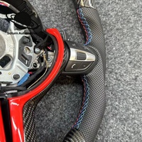 Volant Sport Real M pour BMW F07 F10 F20 F22 F30 F32 F34 F36 F33 F80 F82 M3 M5 E70 E90 E92 G23 G26 G80 G81 G30 G32 G34 G36