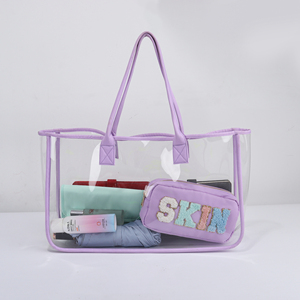 Borsa Tote in PVC Trasparente Personalizzabile con Logo Stampato, Impermeabile, Riutilizzabile, per Uomo e Donna, per Sport e Eventi Sportivi - Product Image 4
