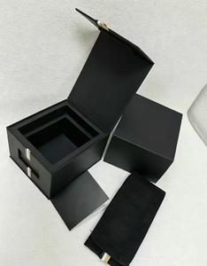 Boîte d'emballage et <span class=keywords><strong>de</strong></span> rangement pour bijoux en cuir jaune <span class=keywords><strong>de</strong></span> Guangzhou, pour bracelets et colliers, avec logo personnalisé, directement <span class=keywords><strong>de</strong></span> l'usine - Product Image 5
