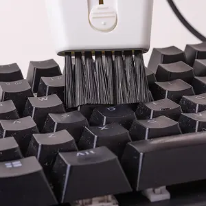 लैपटॉप कीबोर्ड सफाई ब्रश फिसलने पोर्टेबल नोटबुक कीबोर्ड ब्रश क्लीनर धूल पदच्युत खाई क्लीनर