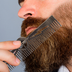 หวีสำหรับแต่งผมสำหรับผู้ชายหวีแต่ง<span class=keywords><strong>ผม</strong></span>ทำจากโลหะผสมสังกะสีป้องกันไฟฟ้าสถิตย์ใช้ในบ้าน - Product Image 3