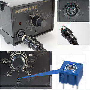 Waterun-936ESD ajuster la température pistolet à Air chaud 90W fer à souder station de soudure - Product Image 5