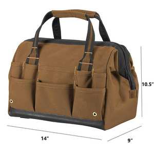 Sac de rangement d'outils portable de haute qualité, grande capacité, multi-poches, durable, robuste, pour électricien, OEM et ODM - Product Image 4