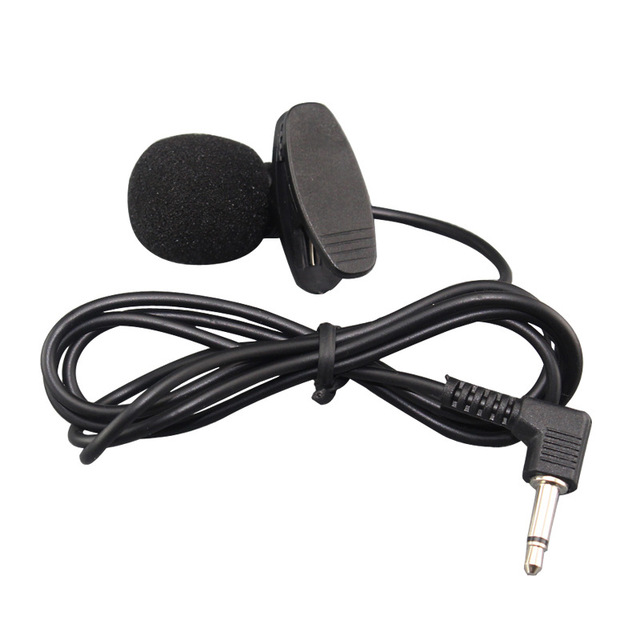 2020 Newest Portable External 2.75mm Hands-free Mini Wired Clip-on Lapel Lavalier for PC Laptop 3.5mm External Microphone