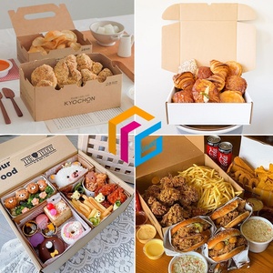Caja de Comida Rápida Reciclable con Relieve Personalizado para Hamburguesas y Papas Fritas, Envase de Alimentos Desechable para Llevar, Compostable y Ecológico - Product Image 2