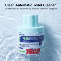 Botol Pembersih Toilet Auto Bowl Cleaner 1500 Kali Siram Pelepasan Lambat 5 in 1 Penghilang Kerak Pengharum Tidak Mudah Mengapung 260G