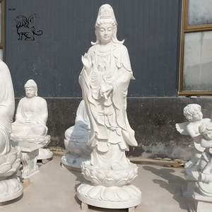 Blve ngoài trời ngôi đền trang trí Tay Chạm Khắc Đá Phật giáo Điêu Khắc Tôn Giáo Đá Cẩm Thạch ngàn tay tượng guanyin - Product Image 3