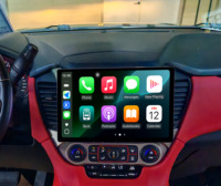 Écran tactile Android 13,1 pouces pour voiture, Carplay, navigation GPS pour Chevrolet Tahoe GMC 2014-2018