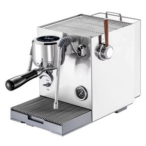 Cafetera Espresso Semiautomática de Acero Inoxidable de 15 Bares para el Hogar, con Bomba de Alta Presión y Espumador de Leche - Product Image 2