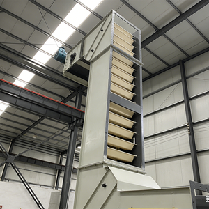 Élévateur à godets de type Z avec cheminée d'entrée et de sortie pour les applications de manutention de matériaux en espace limité - Product Image 2