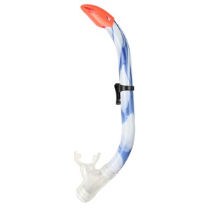 Nouveau design fournisseur d'équipement de plongée Embouchure en silicone Tube respiratoire d'entraînement de natation <span class=keywords><strong>sous</strong></span>-marine <span class=keywords><strong>Tuba</strong></span> semi-sec <span class=keywords><strong>pour</strong></span> enfants - Product Image 3