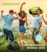 Altavoz Bluetooth Hopestar A50 de 80W, Resistente al Agua IPX6, Micrófono Inalámbrico TWS, Ranura para Tarjeta TF, USB, AUX, FM, Altavoz Estéreo Portátil para Exteriores