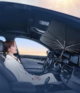 Xe ô Sun Shade Bìa xe Sun Shade cho kính chắn gió phía trước có thể gập lại Che Nắng Ô - Product Image 2