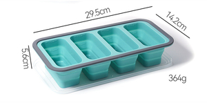 LA Collapsible Free Silicone <b>Freezer</b> Soup Container Space Saving Stackable Leakproof Food Prep Storage <b>Box</b> - Product Image 4
