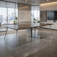Meubles de bureau de luxe de haute qualité, bureau, table de réunion, table de conférence moderne pour immeuble de bureaux