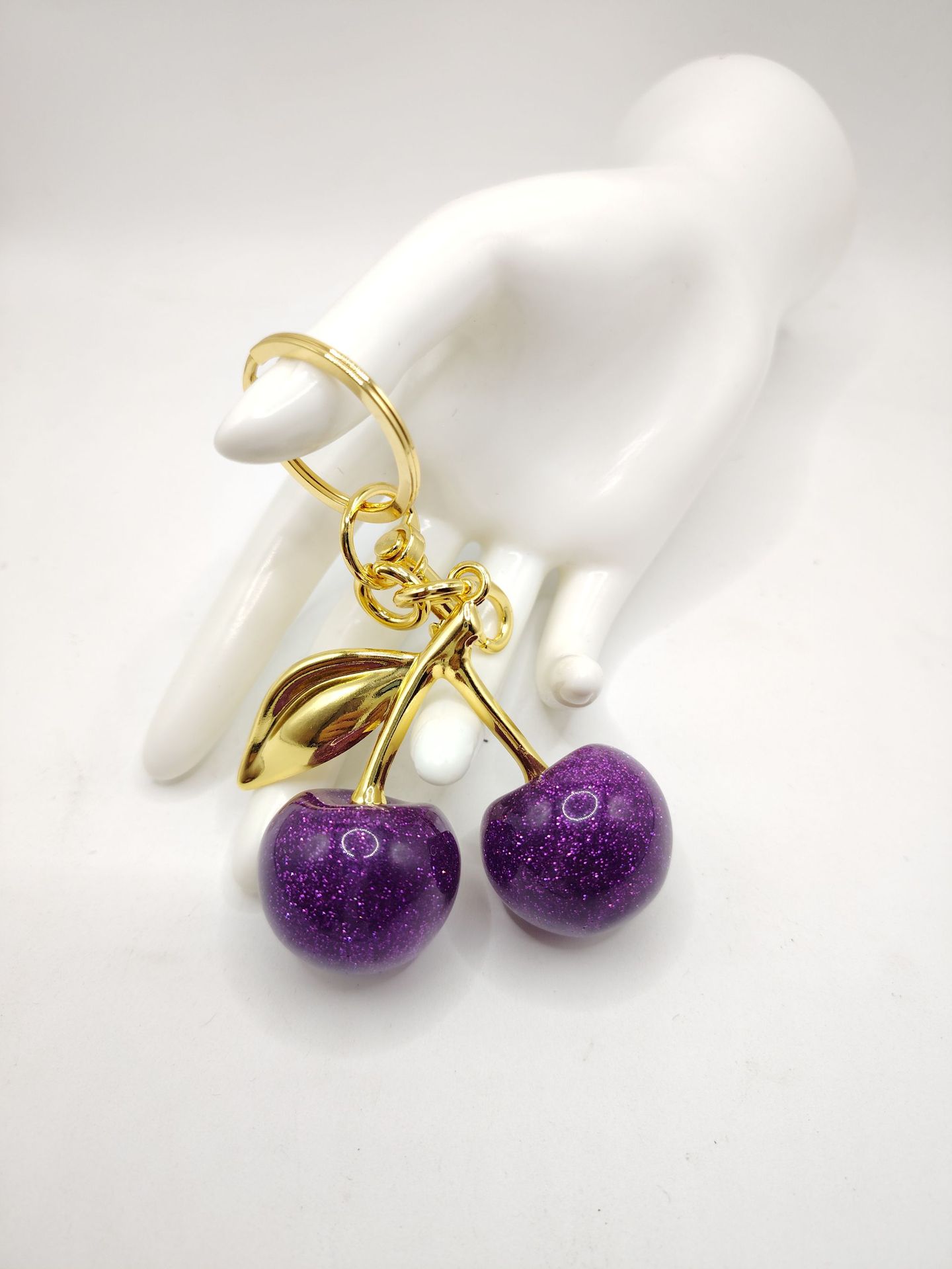 K gold (3.2cm cherry) purple