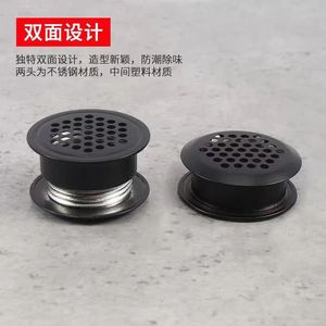 Double Sided Stainless Steel Ventilation Hole 3550 Wall Mount Detachable Modern Simple Cabinet Wardrobe <b>Hardware</b> - Product Image 3
