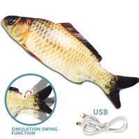 2023 Simulation interactive natation robot usb électrique mobile poisson cataire danse électrique disquette poisson jouet pour chat