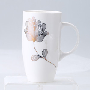 500ml <b>Large</b> Capacity Ceramic Water Cup Office Creative Breakfast <b>Mug</b> Household Big Coffee Drinking Cup - Product Image 4