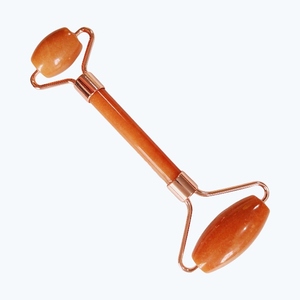 Vente d'usine – Rouleau de massage facial en pierre d'aventurine rouge, thème ange, tendance mode, outils de soin de la peau - Product Image 5