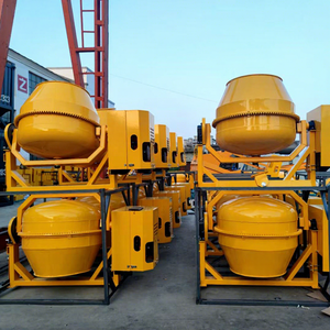 Hormigonera 400リトロスミニミキサー2つの4輪空気圧カスタマイズ可能なモバイルドラム水平モルタルセメントコンクリートミキサー - Product Image 1