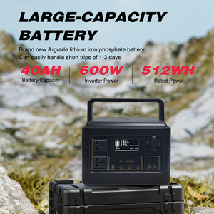 Vente en gros 300w 600W 1000W Station de générateur solaire portable <span class=keywords><strong>Camping</strong></span> Batterie Lifepo4 Centrale solaire <span class=keywords><strong>rechargeable</strong></span> - Product Image 3
