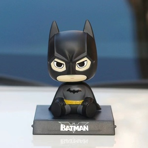 Figurine d'Action Marvel en Caoutchouc Souple pour Super-Héros, Jouet à Tête Secouante Monté dans une Voiture, Iron <span class=keywords><strong>Man</strong></span>, Araignée, Nouveauté, 3D - Product Image 2