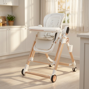 Chaise haute bébé avec contrôle musical, plateau écologique, portable, réglable en hauteur, haut de gamme et multifonctionnelle 2026 - Product Image 1