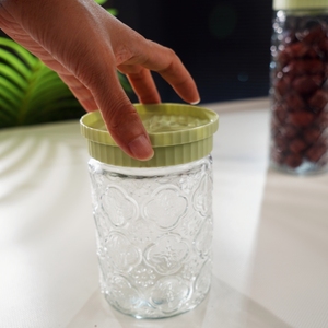 Frascos de almacenamiento de vidrio sellados de grado alimenticio-Sello hermético para productos secos e ingredientes a granel - Product Image 3