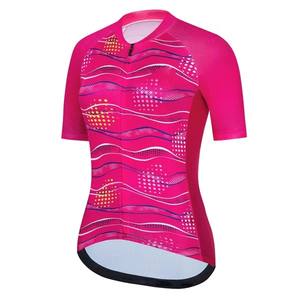Jersey de Ciclismo para Mujer, de Manga Corta, Ligero, de Secado Rápido, Transpirable, Estampado, Impermeable, que Absorbe el Sudor, para Verano, Gran Venta - Product Image 2
