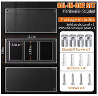 Étui de protection en acrylique pour cartes gradées, cadre pour cartes à collectionner, résistant aux UV, transparent, pour cartes de sport, compatible PS, BGS, CGC, à fixer au mur