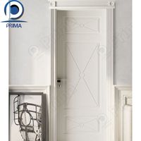 Premium Residential Timber Door with Clean Line Design for Apartment